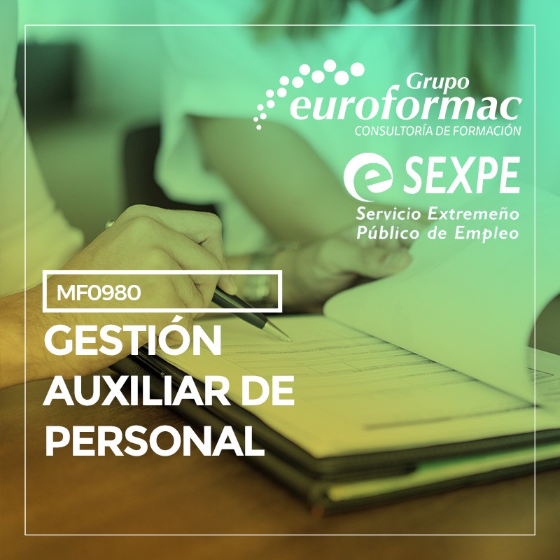 (MF0980_2) GESTIÓN AUXILIAR DE PERSONAL