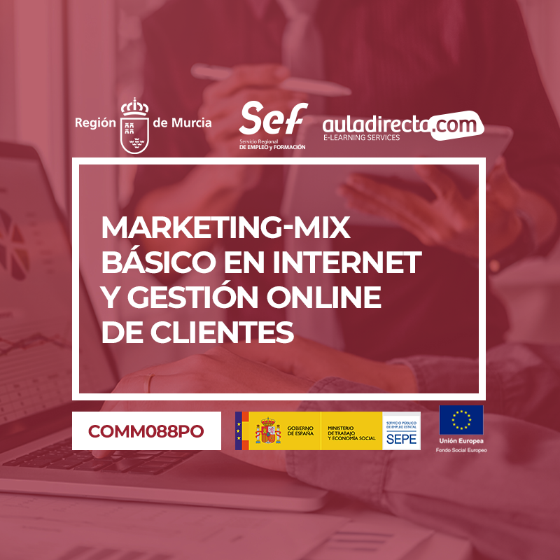 MARKETING-MIX BÁSICO EN INTERNET Y GESTIÓN ONLINE DE CLIENTES