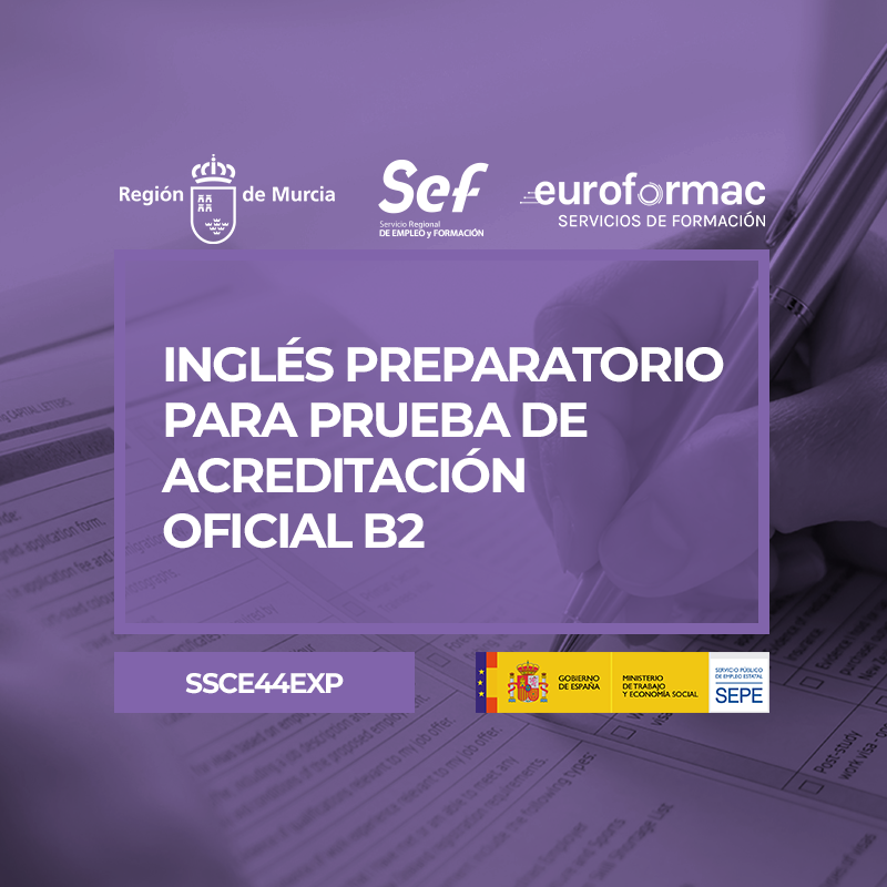 INGLÉS PREPARATORIO PARA PRUEBA DE ACREDITACIÓN OFICIAL B2