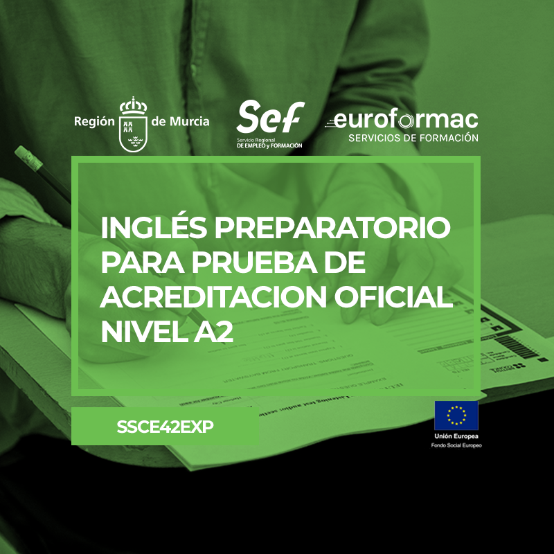 INGLÉS PREPARATORIO PARA PRUEBA DE ACREDITACIÓN OFICIAL NIVEL A2