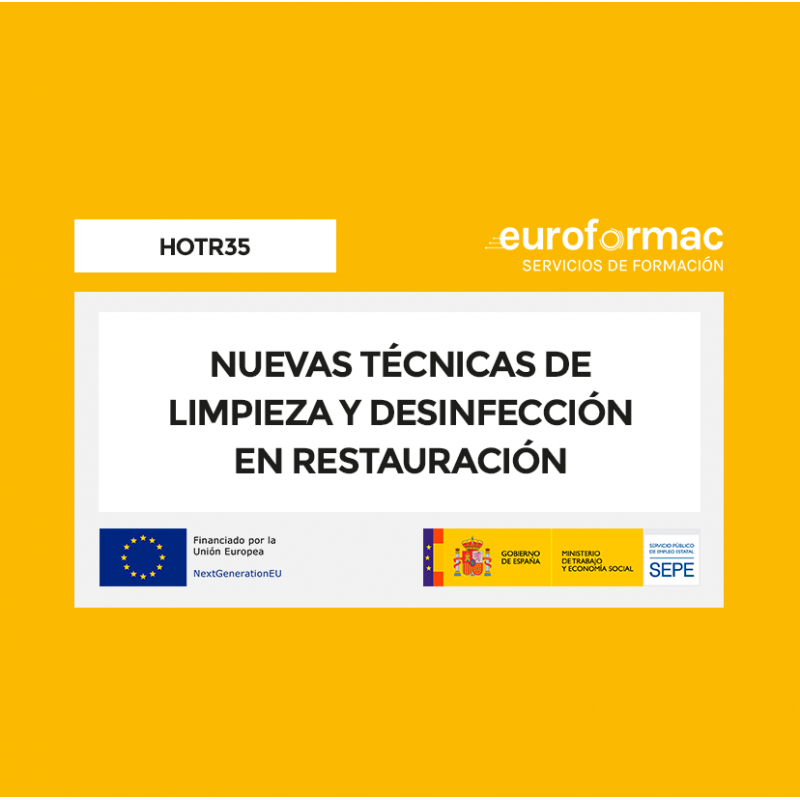 NUEVAS TÉCNICAS DE LIMPIEZA Y DESINFECCIÓN EN RESTAURACIÓN