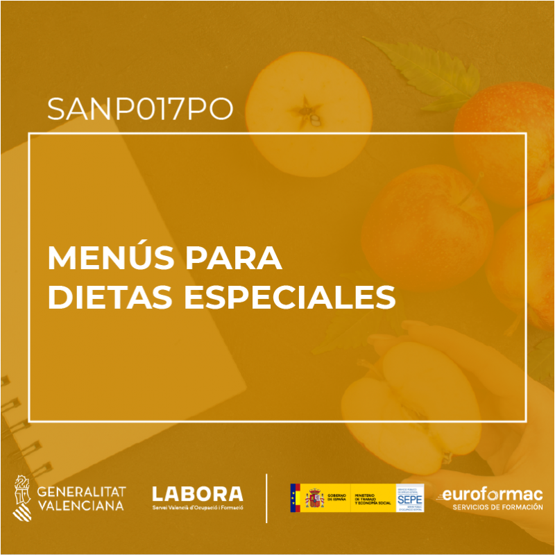 MENÚS PARA DIETAS ESPECIALES