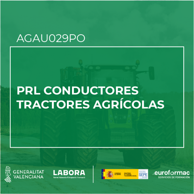 PRL CONDUCTORES TRACTORES AGRÍCOLAS