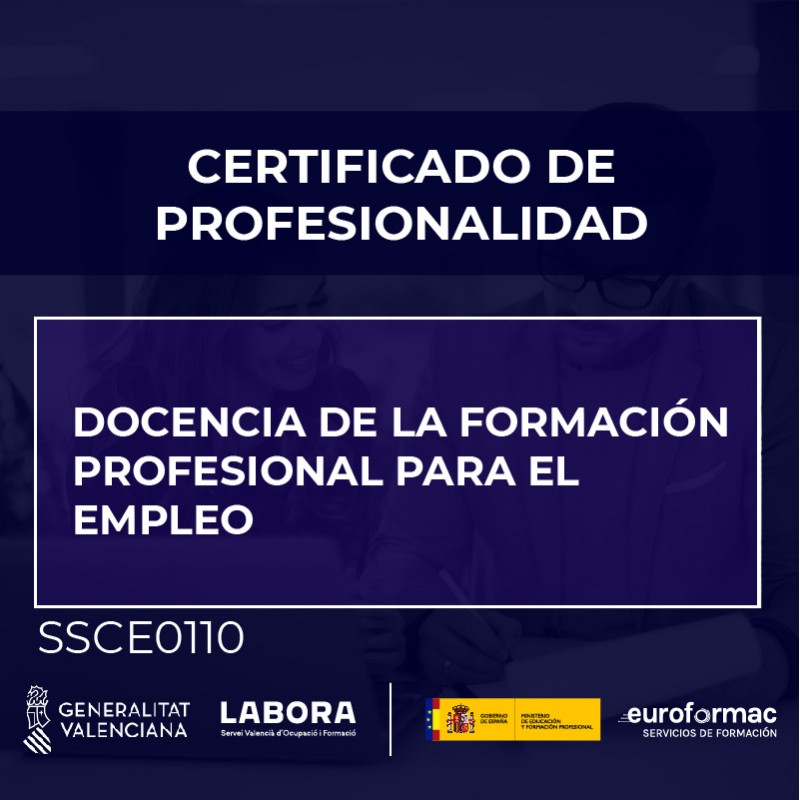 DOCENCIA DE LA FORMACIÓN PROFESIONAL PARA EL EMPLEO