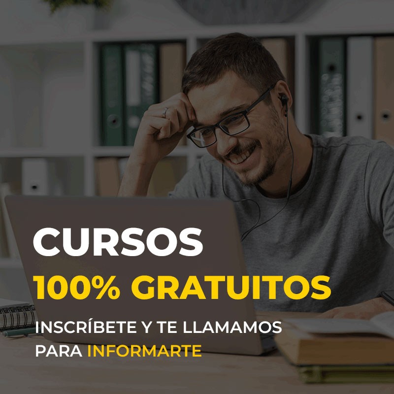 CURSOS GRATUITOS PARA TRABAJADORES, AUTÓNOMOS, ERTES Y DESEMPLEADOS