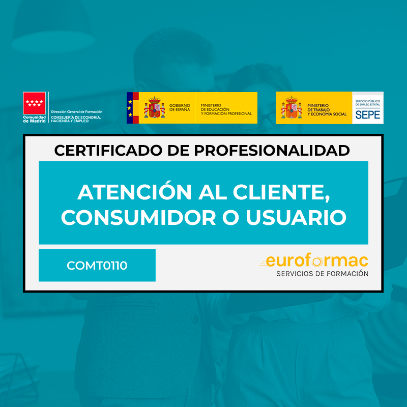 COMT0110 - ATENCIÓN AL CLIENTE, CONSUMIDOR O USUARIO