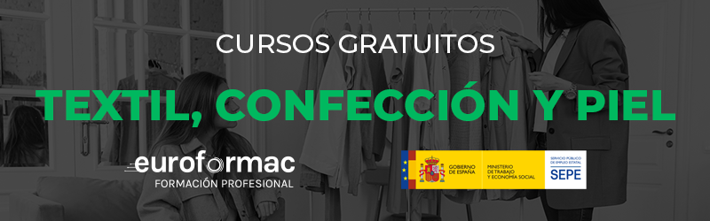 Cursos gratuitos para trabajadores sector Textil, Confección y Piel