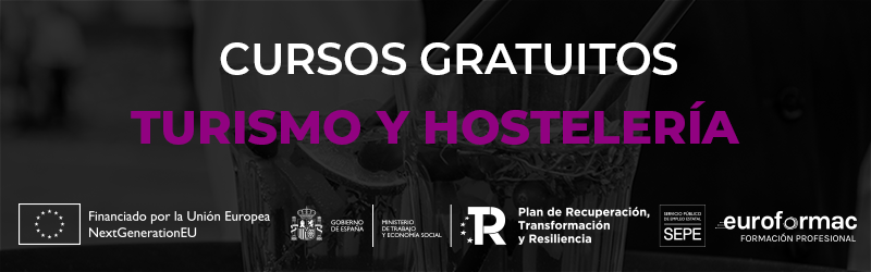 Cursos gratuitos para trabajadores sector Turismo y Hostelería